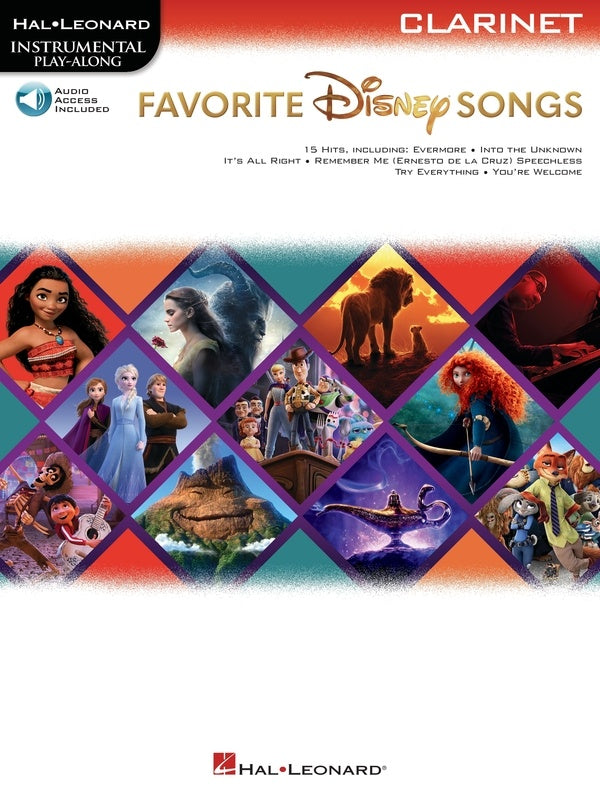 FAVORITE DISNEY SONGS FOR CLARINET BK/OLA