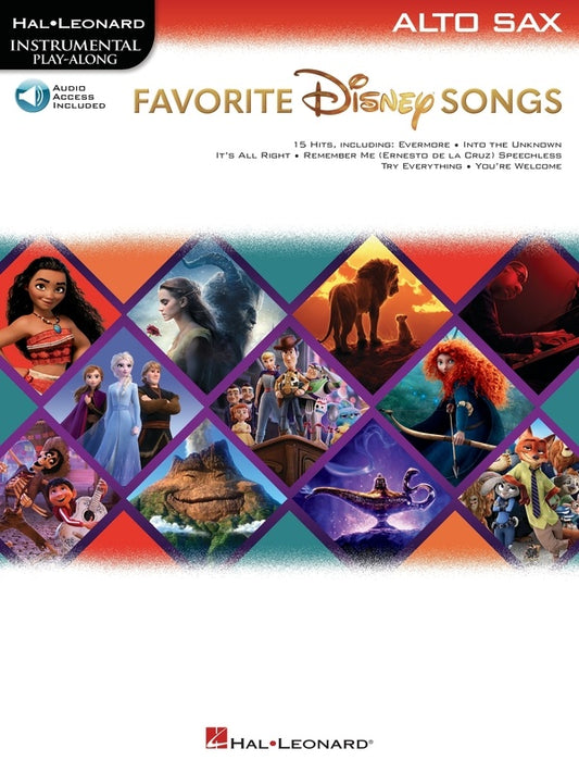 FAVORITE DISNEY SONGS FOR ALTO SAX BK/OLA