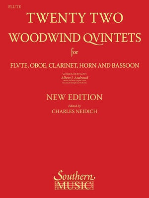 22 WOODWIND QUINTETS NEW EDITION FLUTE PART