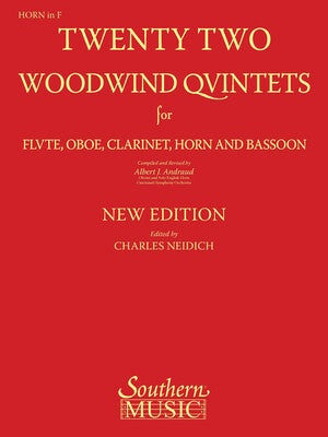 22 WOODWIND QUINTETS NEW EDITION HORN PART (POD)