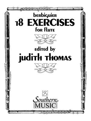 BERBIGUIER - 18 EXERCISES FOR FLUTE (POD)