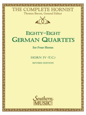 88 GERMAN QUARTETS HORN 4 T.C.