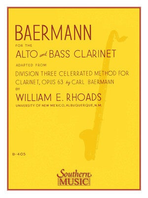 BAERMANN FOR ALTO AND BASS CLARINET (POD)