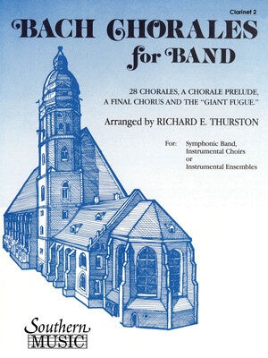BACH CHORALES FOR BAND 2ND CLARINET