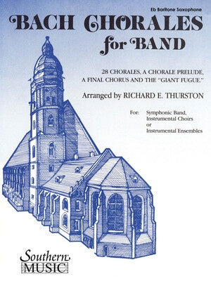 BACH CHORALES FOR BAND BARITONE SAXOPHONE