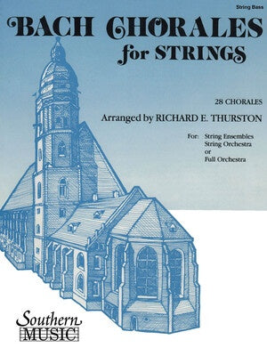 BACH CHORALES FOR STRINGS DOUBLE BASS PART (POD)