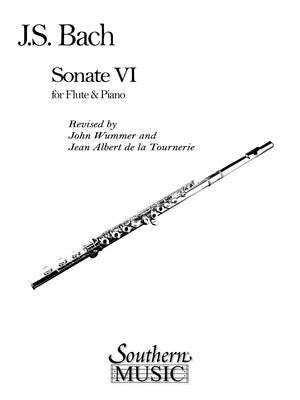 BACH - SONATA NO 6 IN E MAJOR FLUTE/PIANO