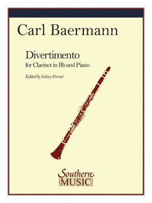 BAERMANN - DIVERTIMENTO FOR CLARINET/PIANO (POD)