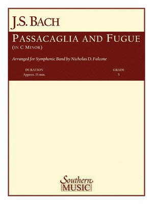BACH - PASSACAGLIA AND FUGUE C MINOR CB5 SC/PTS