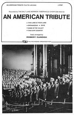 AMERICAN TRIBUTE MEDLEY ARR CUNDICK SATB DIVISI