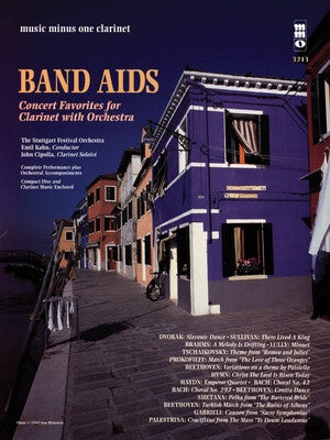 BAND AIDS CONCERT FAVORITES CLARINET BK/CD