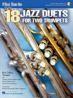 18 JAZZ DUETS FOR 2 TRUMPETS BK/OLA