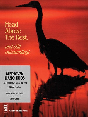 BEETHOVEN - PIANO TRIO NO 8 & 11 VIOLIN BK/CD