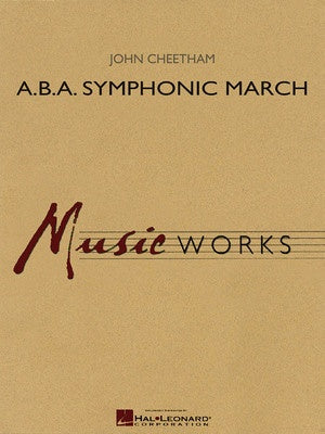 ABA SYMPHONIC MARCH MW4 SCORE ONLY