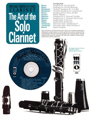 ART OF SOLO CLARINET ORCHESTRAL EXCERPTS BK/CD