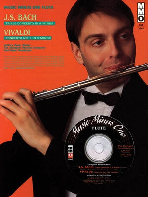 BACH - TRIPLE CONCERTO VIVALDI CONCERTO NO 9 FLUTE BK/CD