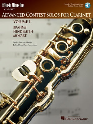 ADVANCED CLARINET SOLOS VOL 1 BK/CD