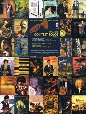 ADVANCED FRENCH HORN SOLOS VOL 3 BK/CD
