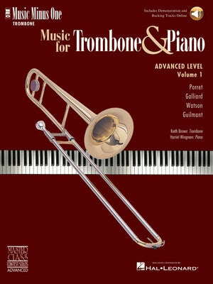 ADVANCED TROMBONE SOLOS VOL 1 BK/CD