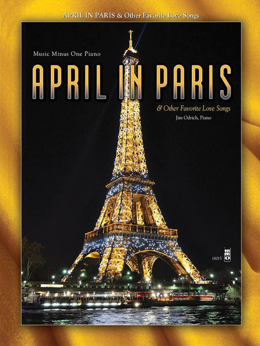 APRIL IN PARIS & OTHER FAVORITE LOVE SONGS PIANO BK/CD
