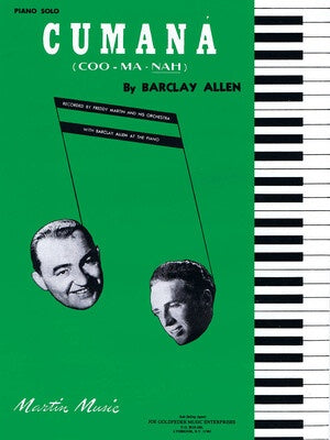 ALLEN - CUMANA (COO-MA-NAH) PIANO SOLO