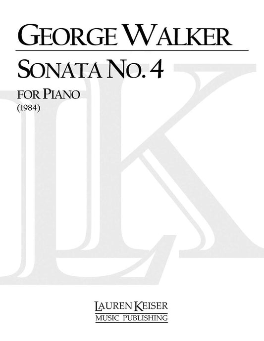 WALKER - SONATA NO 4 FOR PIANO (POD)