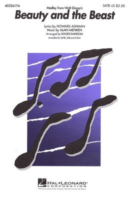 BEAUTY AND THE BEAST MEDLEY SAB ARR EMERSON