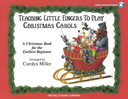 TEACHING LITTLE FINGERS CHRISTMAS CAROLS BK/CD