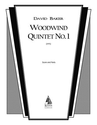 BAKER - WOODWIND QUINTET NO 1 SC/PTS (POD)