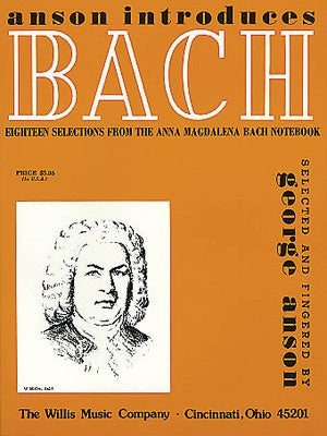 BACH - EIGHTEEN SELECTIONS FROM THE ANNA MAGDALENA BACH NOTE