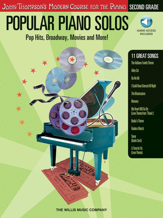 POPULAR PIANO SOLOS GRADE 2 BK/OLA