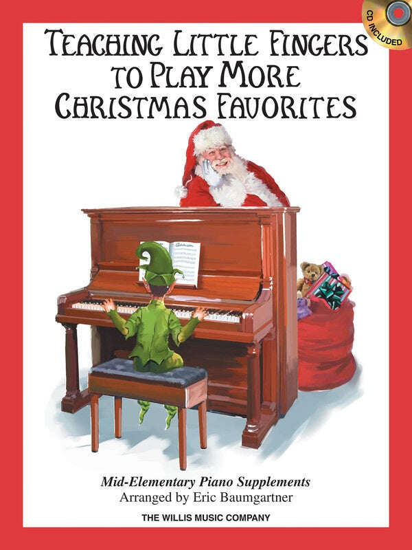 TEACHING LITTLE FINGERS MORE CHRISTMAS FAVORITES BK/CD