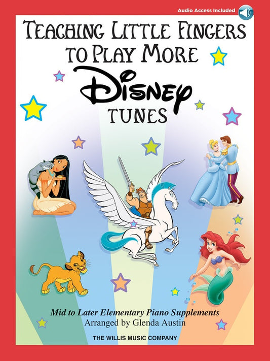 TEACHING LITTLE FINGERS TO PLAY MORE DISNEY TUNES BK/OLA