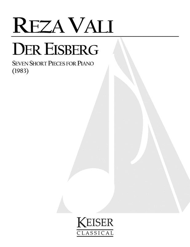 VALI - DER EISBERG 7 SHORT PIECES FOR PIANO (POD)