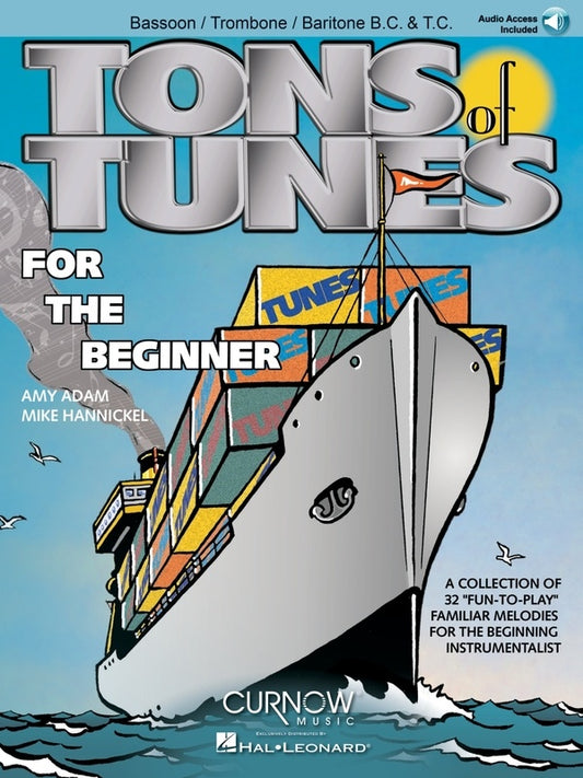 TONS OF TUNES BEGINNERS TROMBONE/BASSOON BK/OLA