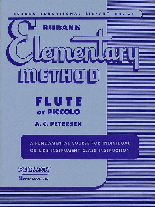 RUBANK ELEMENTARY METHOD FLUTE