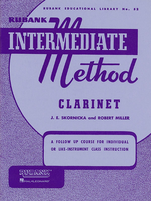 RUBANK INTERMEDIATE METHOD CLARINET