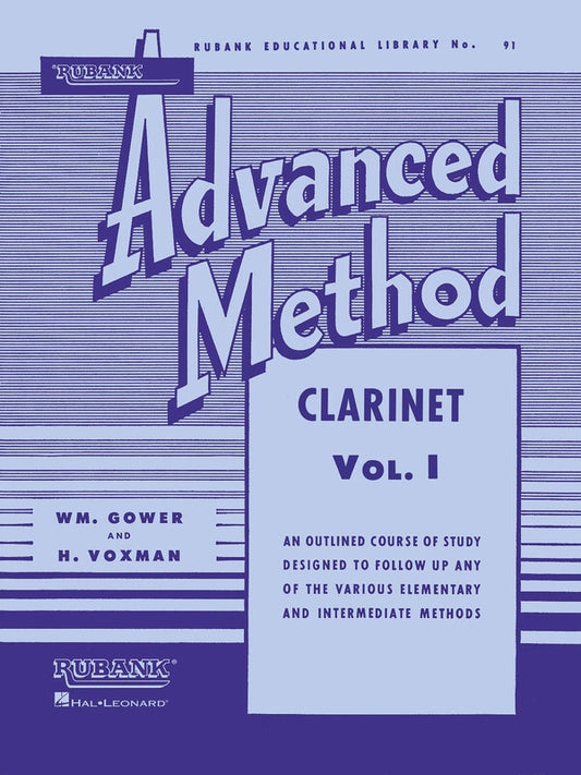 RUBANK ADVANCED METHOD CLARINET VOL 1