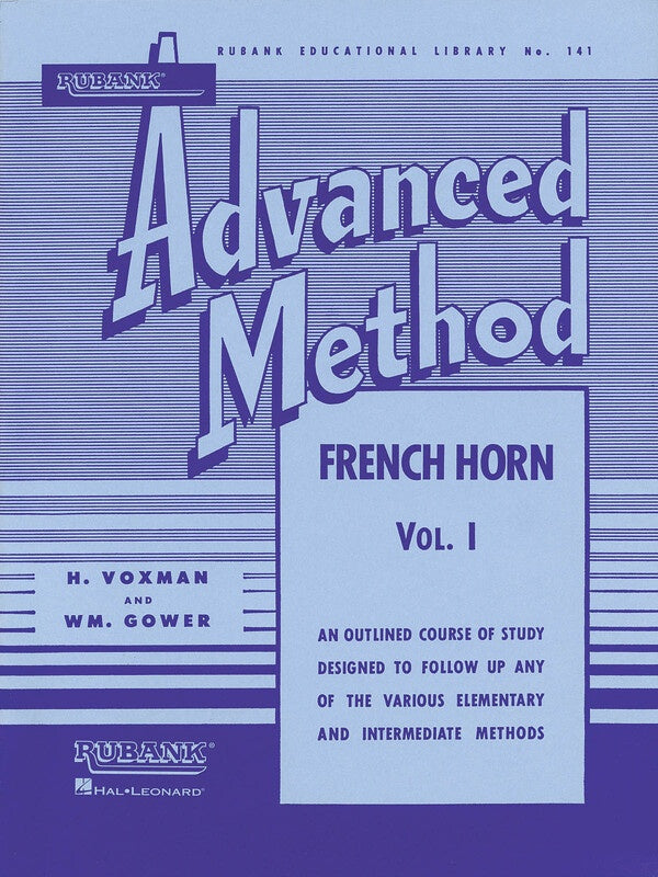 RUBANK ADVANCED METHOD FRENCH HORN VOL 1