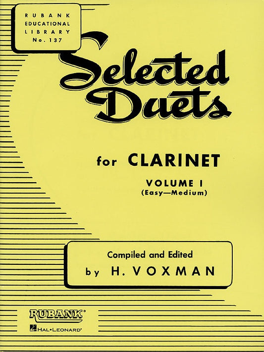 SELECTED DUETS VOL 1 CLARINET EASY/MEDIUM