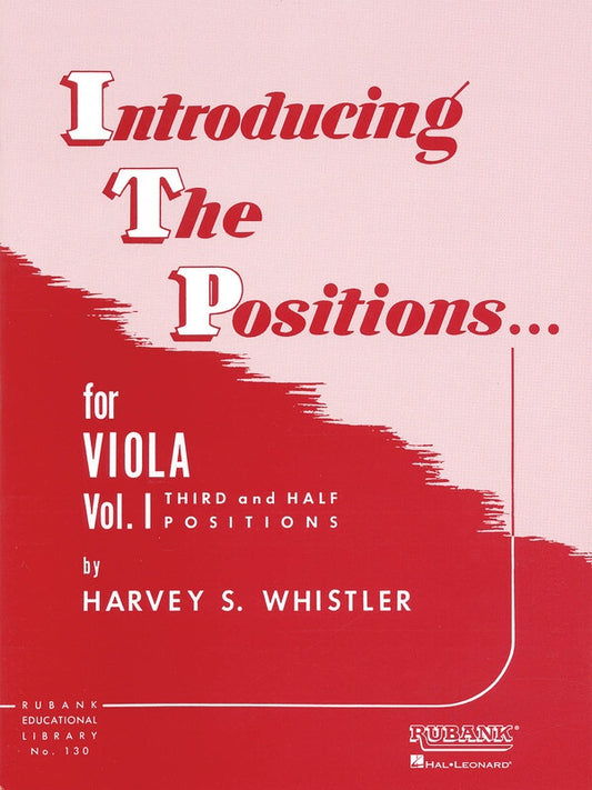 INTRODUCING THE POSITIONS FOR VIOLA BK 1