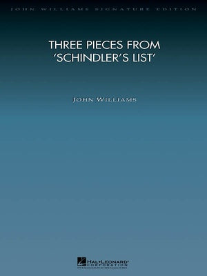 3 PIECES FROM SCHINDLERS LIST VIOLIN/ORCH SCORE