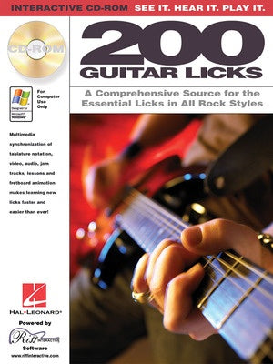 200 GUITAR LICKS CD ROM