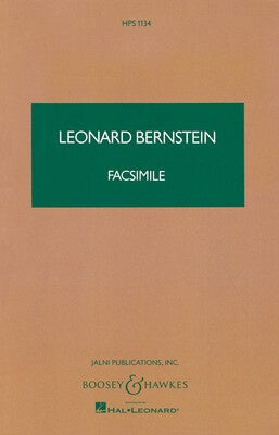 BERNSTEIN - FACSIMILE STUDY SCORE