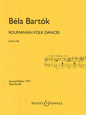 BARTOK - ROUMANIAN FOLK DANCES PIANO REV ED 1993