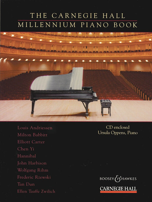 CARNEGIE HALL MILLENIUM PIANO BK/CD