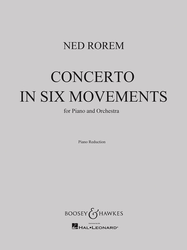 CONCERTO IN 6 MVMNT PNO