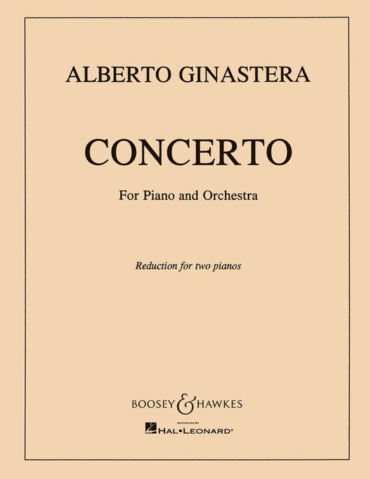 GINASTERA - PIANO CONCERTO NO 1 OP 28 2P4H