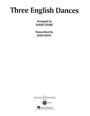 3 ENGLISH DANCES SC PT