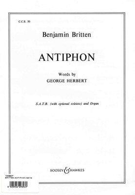 ANTIPHON SATB AND ORGAN W/OPT SOLOISTS